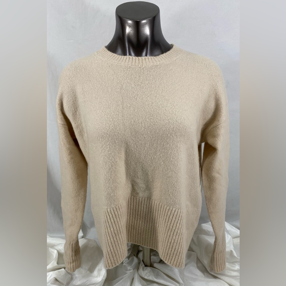 Banana Republic Women’s Pink Cashmere Nylon Ribbed Crew Neck Sweater S